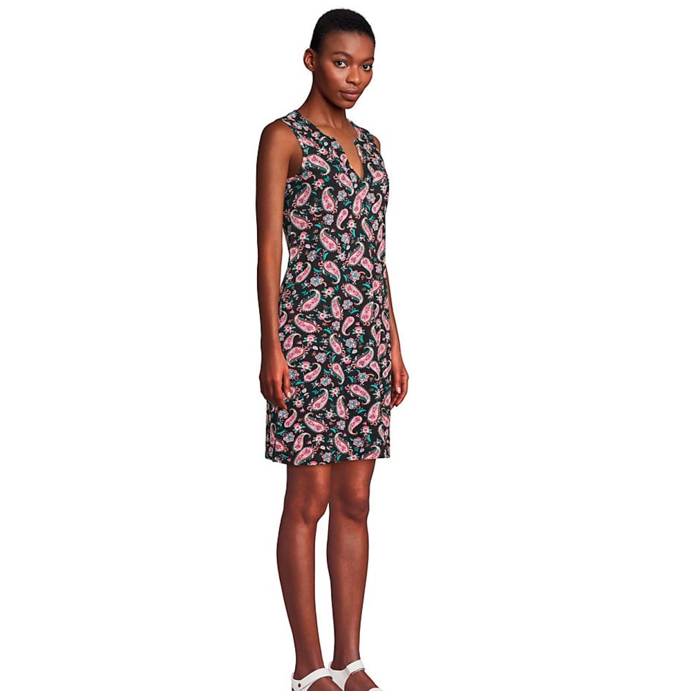 Beautiful Lands End jersey cotton beach coverup/ dress- size M